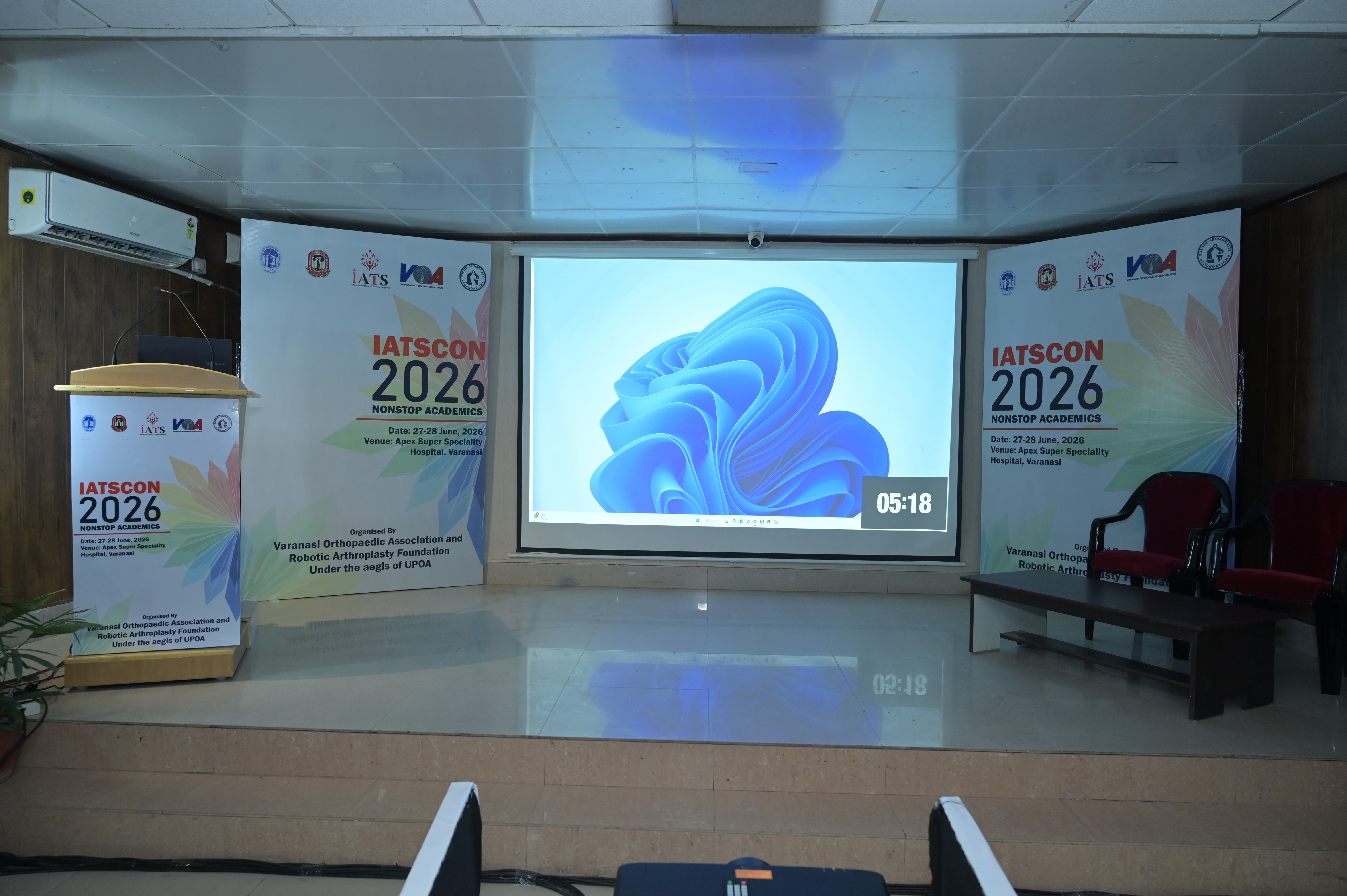 IATSCON 2026 — Stage and podium